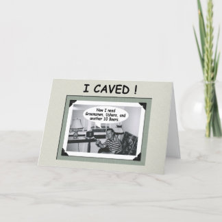 Invitation I Caved II - besoin des Groomsmen et des Ushers! -