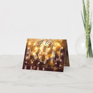 Invitation I DO Barbecue Mariage