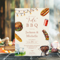 I DO BBBQ barbecue couples nuptiale douche été