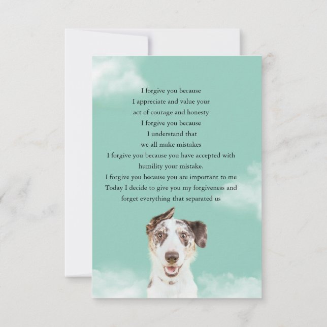 Invitation i forgive you sky dog (Dos)