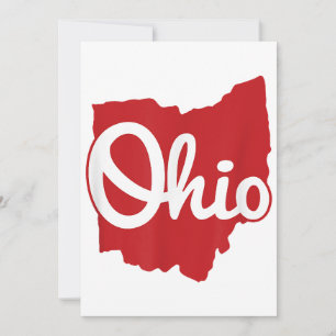 Invitation I love My Ohio Home Script Ohio