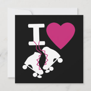 Invitation I Love Roller Skating