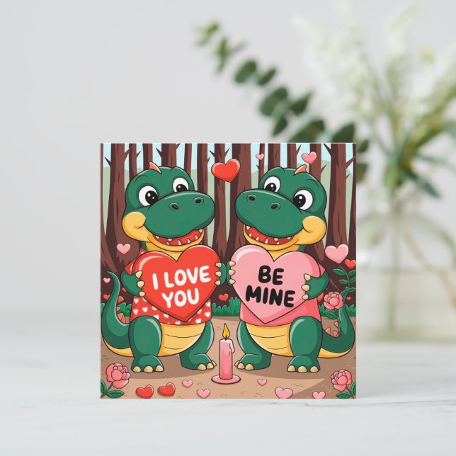 Invitation I love you - Be mine  (Debout devant)