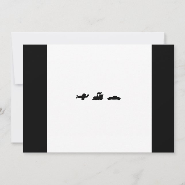 Invitation Ici, là et partout dans la Fête de l'mariée (Devant)