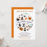 Icônes de fête d'Halloween Spooktacular Trick Trea