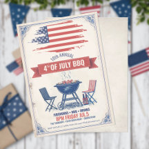 ID barbecue 4 juillet vintage 1105