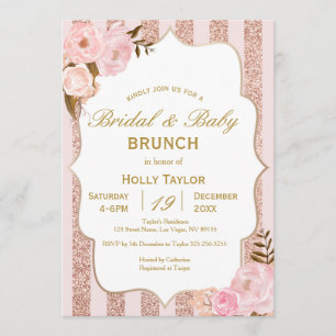 Invitation Idées de Baby shower et de Fête de l'mariée