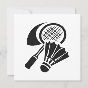 Invitation Idées de cadeaux de badminton