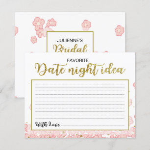 Invitation Idées de la nuit   Parties scintillant rose et or 