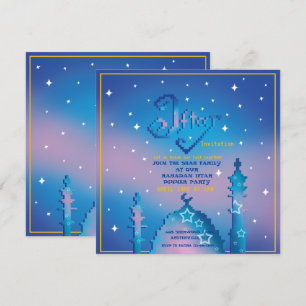 Invitation Iftar personnalisé