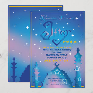 Invitation Iftar personnalisé