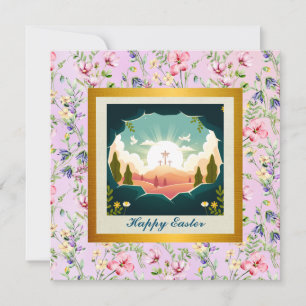 Invitation Il est ressuscité et fête de la résurrection diman