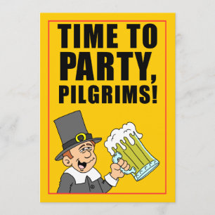 Invitation Il Est Temps De Faire La Fête Des Pèlerins