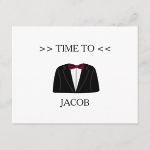 Invitation Il est temps de s'adapter à Groomsman
