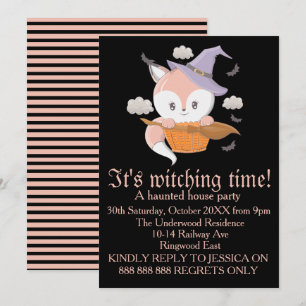 INVITATION IL EST TEMPS DE VOIR HALLOWEEN PARTY
