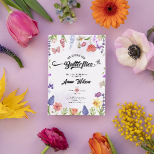Invitation Il Me Donne Des Papillons Dans Le Ventre Baby Show