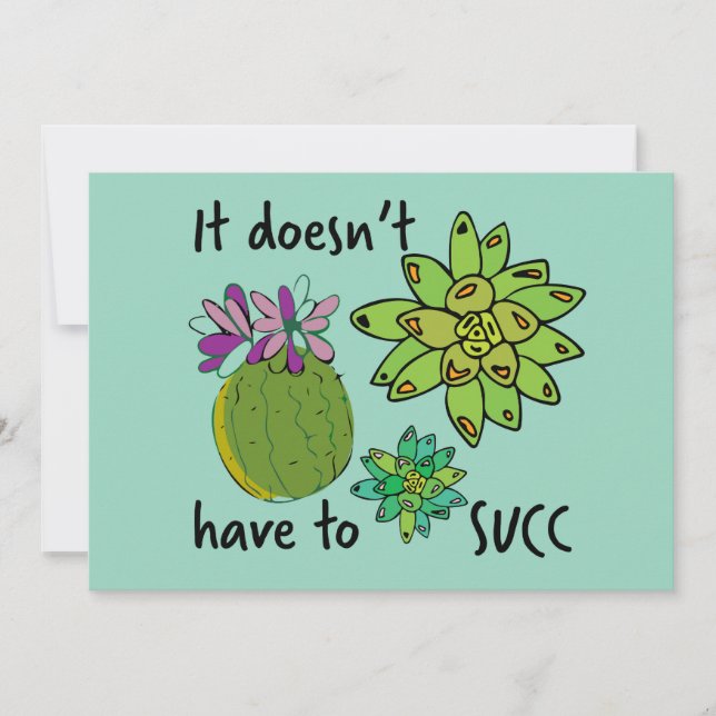 Invitation il n'est pas nécessaire de sucer (Devant)