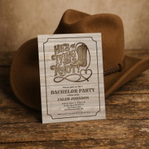 Il noue le Knot Cowboy Western Bachelor Party