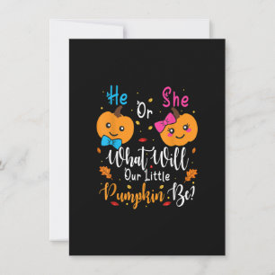 Invitation Il Ou Elle Ce Que Sera Notre Petit Citrouille Than