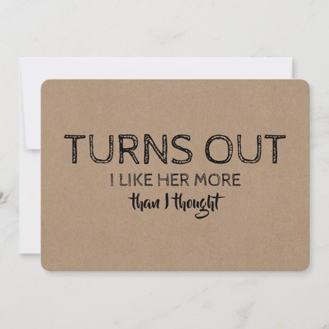 Invitation Il S'Avère Drôle La Proposition Groomsman (Devant)