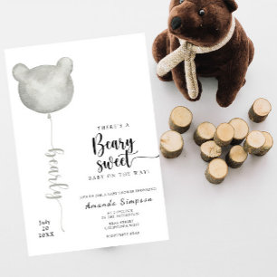 Invitation Il y a un bébé très mignon en route Baby shower