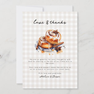 Invitation Il y a un petit pain dans le Baby shower Neutre du