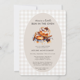 Invitation Il y a un petit pain dans le Baby shower Neutre du