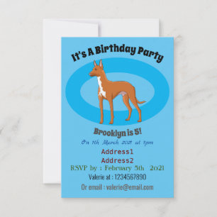 Invitation Illustration de chien de chien de chien de chien d