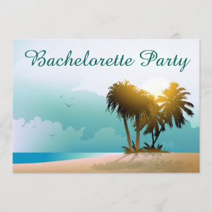 Invitation Illustration de plage