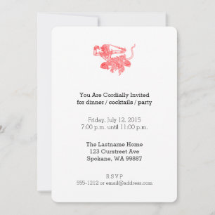 Invitation Illustration d'un livre Vintage de Hanuman