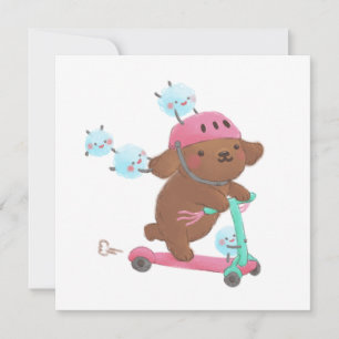 Invitation Illustration Faisons Roulement