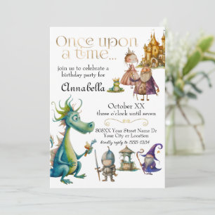 Invitation Illustrations de contes de fées classiques pour en