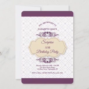 Invitation Imaginaire de prune