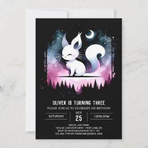 Invitation Imaginaire Enchanted Chat Anniversaire