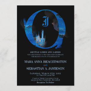 Invitation *~* Imaginaire Fairy Tale Castle Mariage médiéval