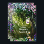 Invitation Imaginaire Forêt Enchantée Fleurs de forêt douce 1<br><div class="desc">Personnaliser pour tout événement.</div>
