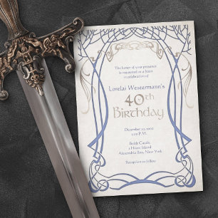Invitation Imaginaire médiéval 40e anniversaire