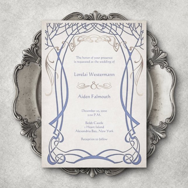 Invitation Imaginaire médiéval Celtic Mariage (Créateur téléchargé)