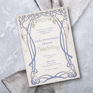 Invitation Imaginaire médiéval N'importe quel âge Anniversair