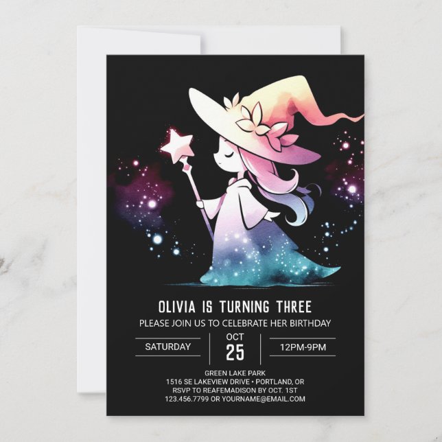 Invitation Imaginaire Moderne Assistant Anniversaire (Devant)