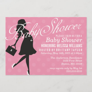 Invitation impertinente de Madame baby shower