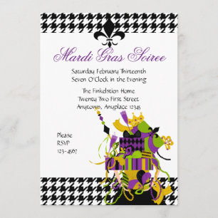 Invitation Impossible Mardi Gras Stack