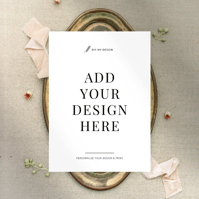 Invitation Impression 5x7" Invitations d'affaires  (Upload your artwork and print your custom event invitations)