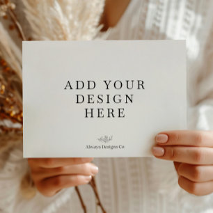 Invitation Impression d'invitation paysage 5x7"