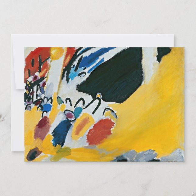 Invitation Impression III (Concert) par Wassily Kandinsky (Devant)