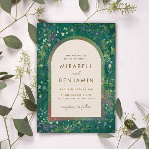 Invitation Impressionnisme floral