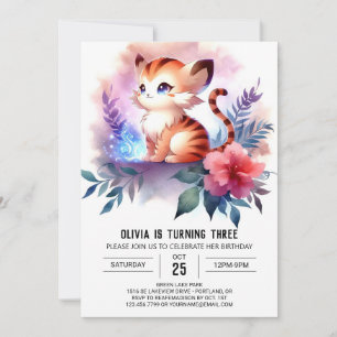 Invitation Imprimable Anniversaire du tigre