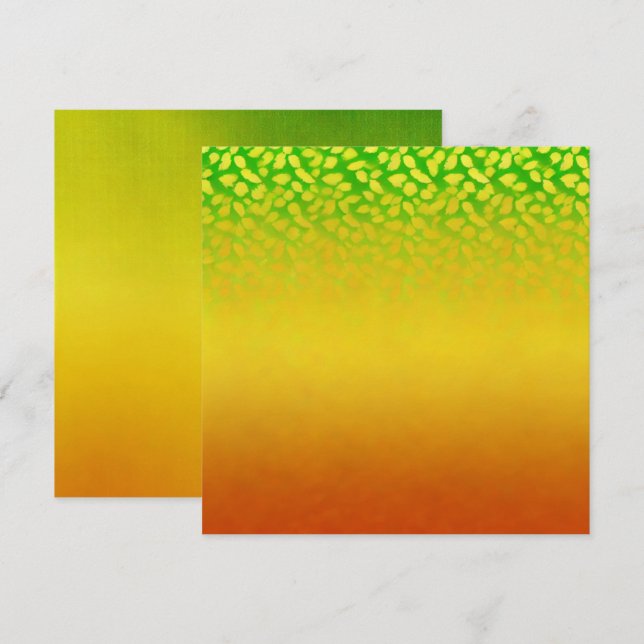 Invitation Imprimable Fond automatique Feuilles Ombre Scrapbo (Devant / Derrière)