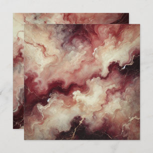 Invitation Imprimable Livret à vin de récolte de marbre autom