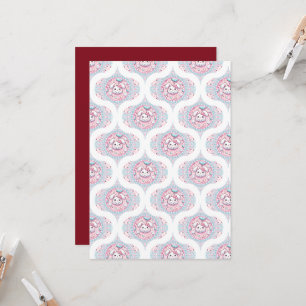 Invitation Imprimable mignonne Pastel Kawaii Bunny Retro Ogee